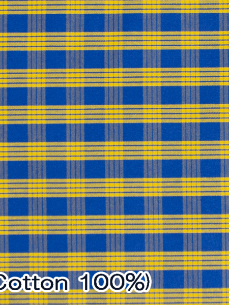 ハワイアンプリント生地 NO.945（コットンパラカチェック）